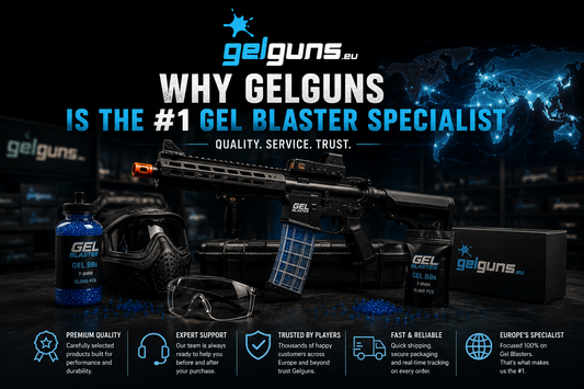 Waarom is Gelguns dé nummer 1 Gel Blaster specialist?